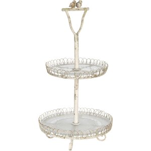 Etagere Ø 36x65 cm bianco 5Y0728