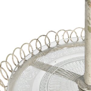 Etagere Ø 36x65 cm bianco 5Y0728