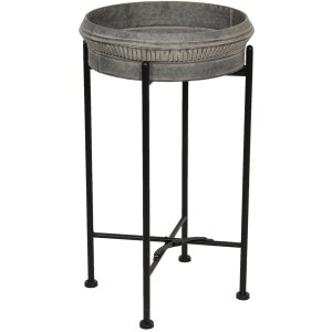 Porta piante verticale (2 pezzi) Ø 40x68 - Ø 35x61 cm nero 5Y0779
