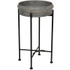 Porta piante verticale (2 pezzi) Ø 40x68 - Ø 35x61 cm nero 5Y0779