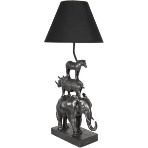 Lampada da tavolo 32x27x65 cm nero 5LMC0003