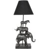 Lampada da tavolo 32x27x65 cm nero 5LMC0003