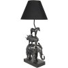 Lampada da tavolo 32x27x65 cm nero 5LMC0003