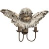 Lampada da parete 56x16x38 cm E14-max 2x25W marrone 6LMP684