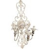 Lampada da parete 40x29x70 cm E14-max 3x60W bianco 5LMP331