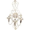 Lampada da parete 40x29x70 cm E14-max 3x60W bianco 5LMP331