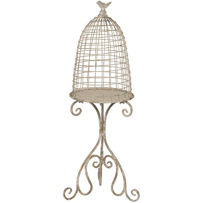 Decorazione Birdcage 36x31x91 cm crema 5Y0811