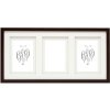 Cornice da galleria in legno 3 foto 13x18 cm