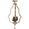 Lampada a sospensione 38x33x71 cm E14-max 3x25W marrone 5LMP298