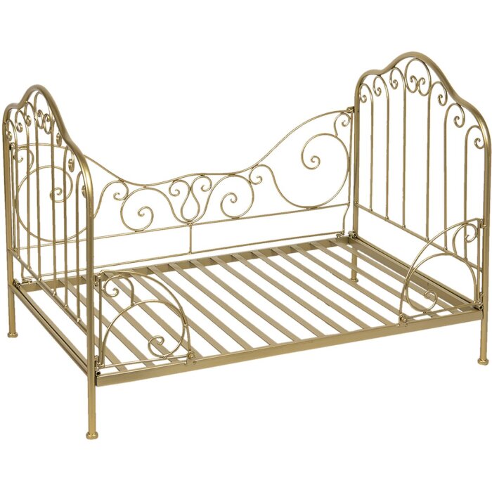 Letto per cani 80x53x58 cm oro 40180GO