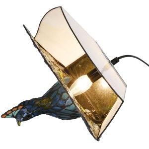 Lampada da tavolo Tiffany 32x30 cm E14-max 1x40W multicolore 5LL-6044