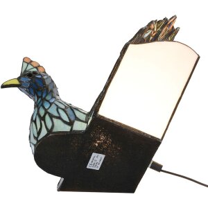 Lampada da tavolo Tiffany 32x30 cm E14-max 1x40W multicolore 5LL-6044