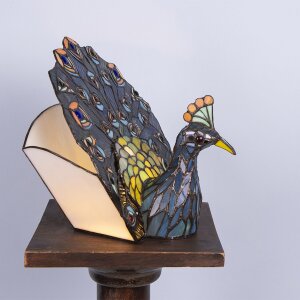 Lampada da tavolo Tiffany 32x30 cm E14-max 1x40W multicolore 5LL-6044