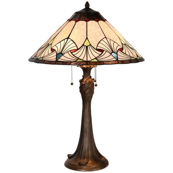 Lampada da tavolo Tiffany Ø 51x78 cm multicolore 5LL-5394