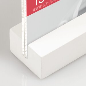 Cornice acrilica Dresda 15x20 cm bianco formato verticale