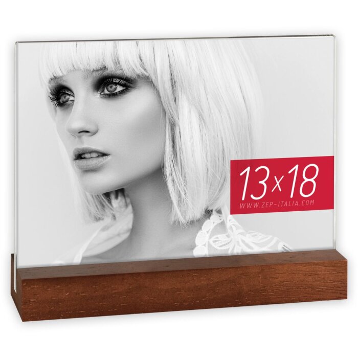 Dresda Cornice acrilica 15x20 cm marrone