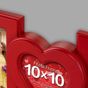 Zafra Photo Frame 3 foto rosso