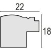 Cornice Mason 20x30 cm marrone