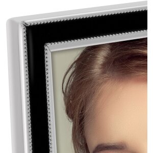 Cornice lucida Delfi 10x15 cm nero