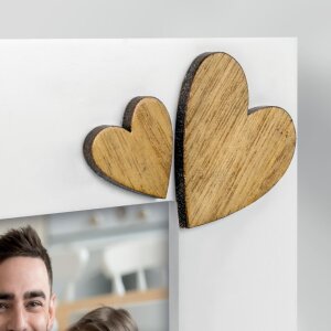 Portafoto in legno Tio 10x15 cm bianco