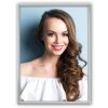 Portafoto in metallo Silvia 7x10 cm argento lucido