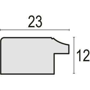 Cornice in legno ZEP Novara 20x25 cm