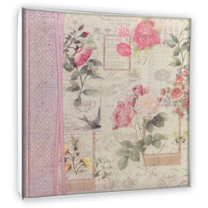 ZEP Album fotografico Ophelia rosa 32x32 cm 100 pagine bianche
