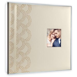 ZEP Album di nozze Anais 32x32 cm oro 100 pagine bianche