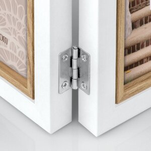 ZEP Portafoto in legno Ayas bianco da 10x15 cm a 30x45 cm
