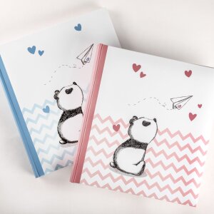 Walther Baby Album Little Panda blu 28x30,5 cm 50 pagine bianche