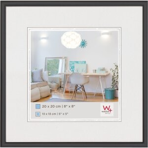 Walther Cornice in plastica New Lifestyle 13x13 cm nero