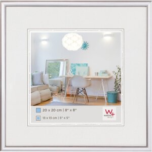 Walther Cornice in plastica New Lifestyle 13x13 cm argento