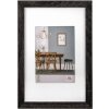 Cornice in legno Fiorito 30x30 cm Grigio scuro