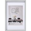 Telaio in plastica Walther Steel Style 60x80 cm argento con passe-partout 50x70 cm