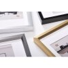 Walther Telaio in plastica stile acciaio 60x80 cm bianco con passepartout 50x70 cm