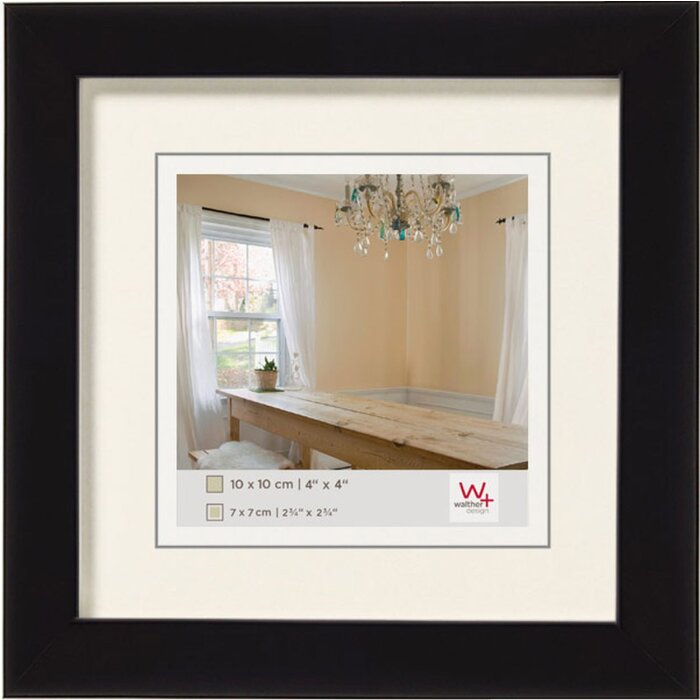 Walther Cornice in legno Peperoni 15x15 cm nero