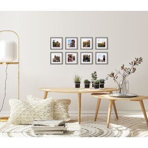 Walther Cornice in legno Peperoni 15x15 cm argento