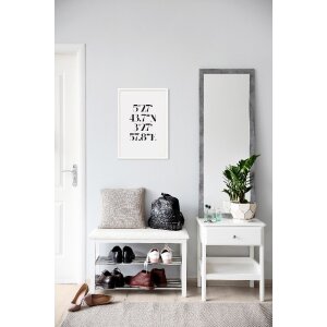 Walther Cornice in legno Peperoni 15x15 cm argento