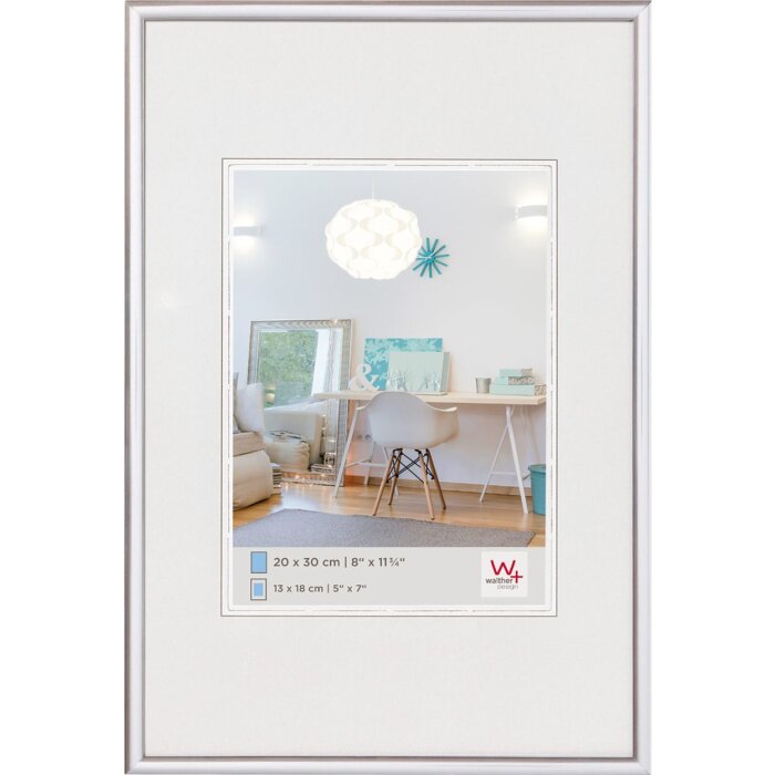 Walther Cornice in plastica New Lifestyle 10x13 cm argento