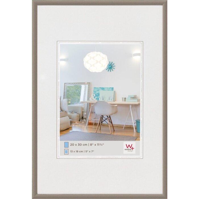 Walther Cornice in plastica New Lifestyle 10x13 cm in acciaio