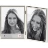 Walther Cornice doppia Chloe 2 foto 9x13 cm argento lucido formato verticale