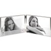 Cornice per ritratto Chloe 2 foto 9x13 cm orizzontale argento