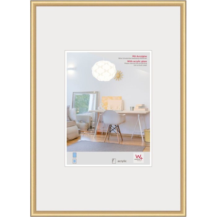 Cornice New Lifestyle 60x80 cm vetro acrilico oro