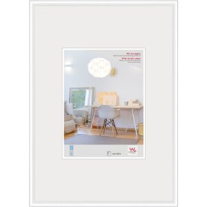Cornice New Lifestyle 60x80 cm in vetro acrilico bianco