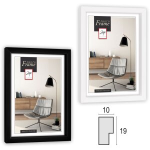 Cornice Newton in bianco e nero