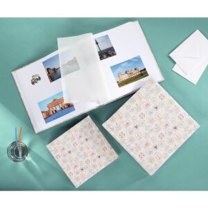 Hama Album fotografico jumbo francobolli 30x30 cm 100 pagine bianche