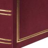 Hama Album fotografico Londra rosso 30x30 cm 80 pagine bianche