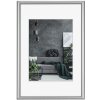 Telaio in alluminio Detroit 50x70 cm vetro acrilico argento