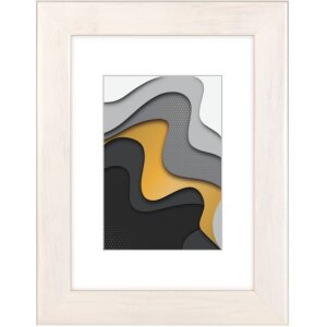 Hama Cornice in legno Vigo 30x40 cm bianco