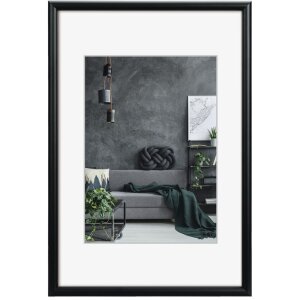 Telaio in alluminio Detroit 60x80 cm nero vetro normale